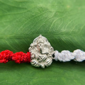 Ganesha 92.5 Silver Rakhi