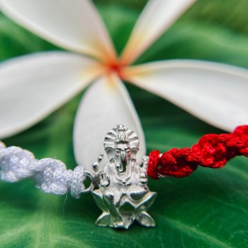 Ganesha 92.5 Silver Rakhi