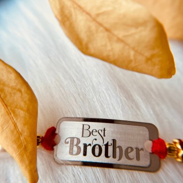 Best Brother 92.5 Silver Rakhi